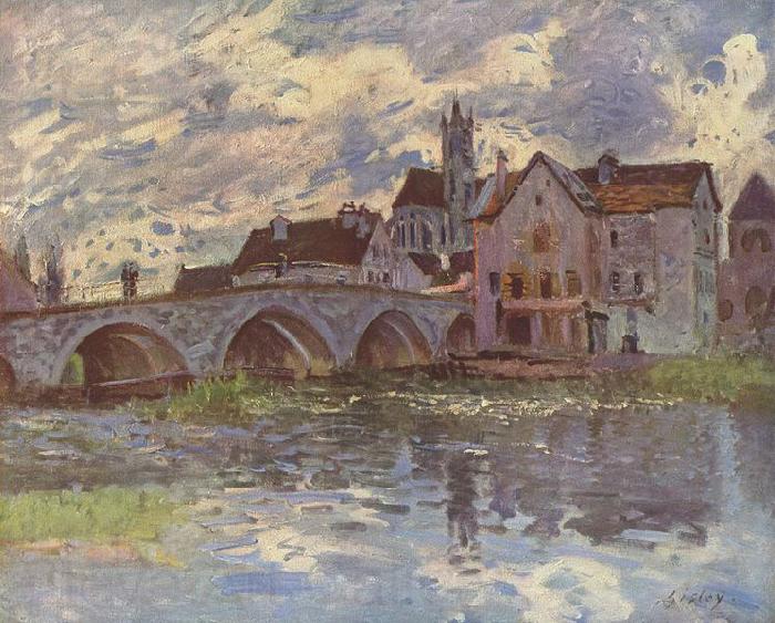 Alfred Sisley Pont de Moret-sur-Loing Germany oil painting art
